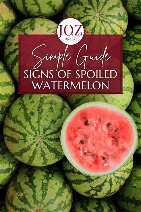 How To Tell If A Watermelon Has Gone Bad 12 Ways To Know Jozmahal