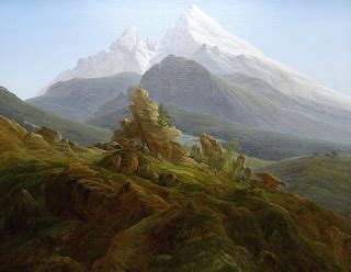 Enjoy Some Damn Fine Art Caspar David Friedrich The Watzmann Der