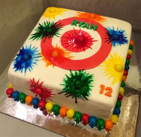 Paintball cake Paintball Birthday Party Ideas Low Impact Splatmaster ...