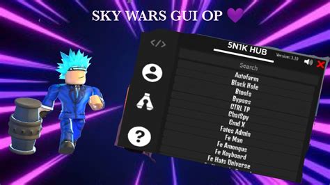 Arceus X Scripts Skywars Op Gui 💜🖤 Youtube