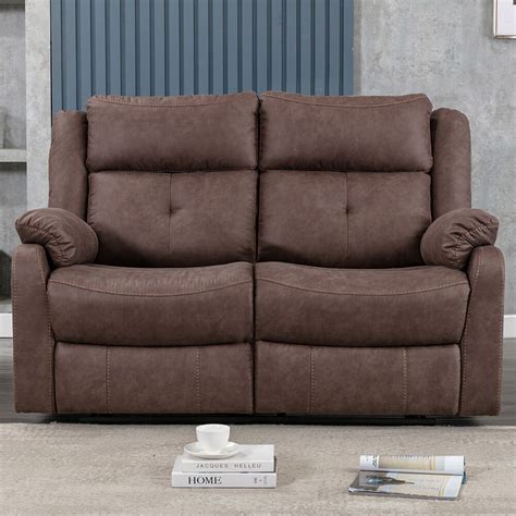 Casey 2 Seater Sofa Brown Fabric Get Furnished