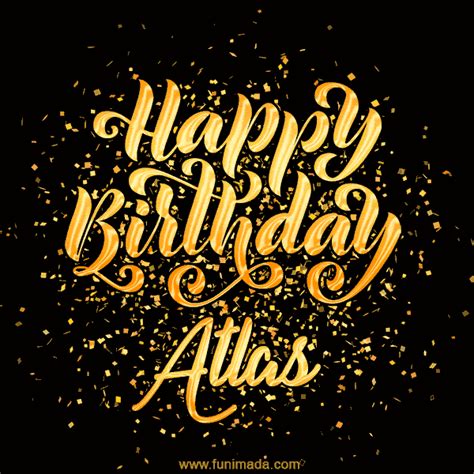 Happy Birthday Card For Atlas Download  And Send For Free