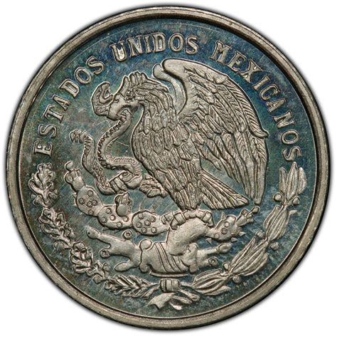 20 Centavos Pattern Madero Thick Eagle Copper Nickel Mexique