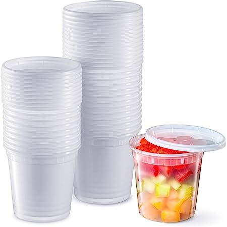 Amazon Deli Grade BPA Free 24oz Plastic Containers With Lids