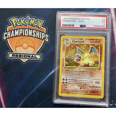 Charizard Dutch Base Set 4 102 PSA 5