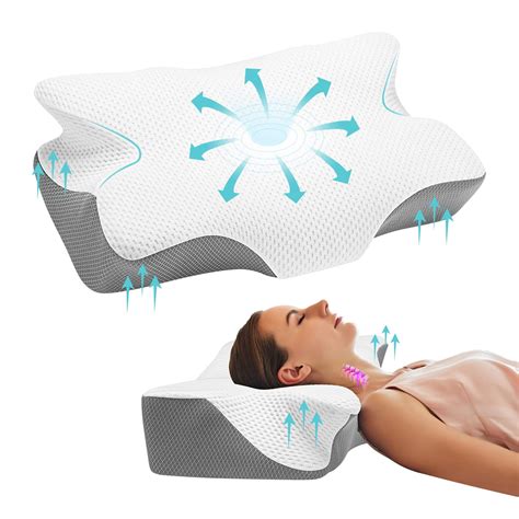 Snapklik.com : Neck Pillows For Pain Relief Sleeping - Cervical Pillow ...