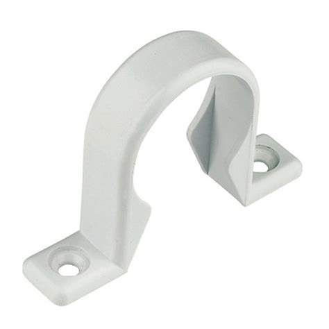 Floplast Wp35w Push Fit Waste Pipe Clips White 40mm Pack Of 3