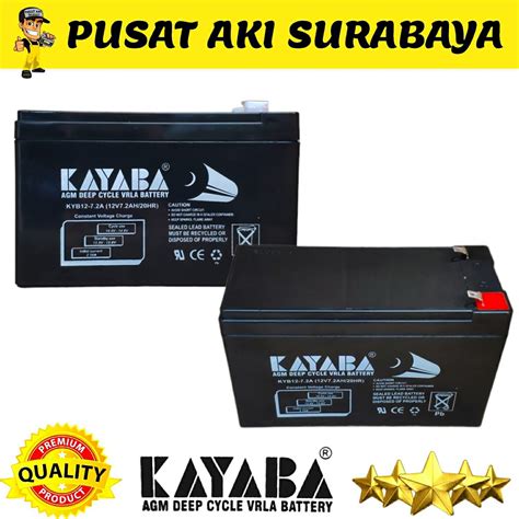 Jual Battery Vrla Kayaba 12 Volt 72 Amper Aki Kering Genset Alat