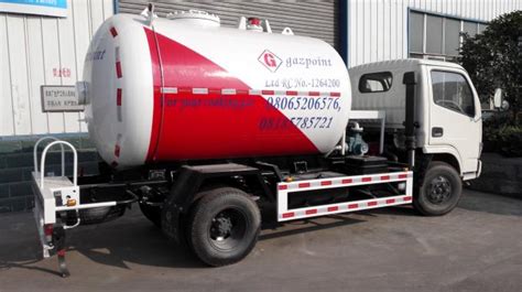 4x2 5M3 2 5 Tons Bobtail LPG Truck 5000L 2 5T Liquefied Petroleum Gas