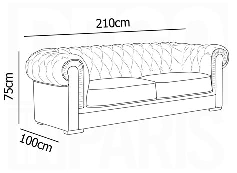 Canap Capitonn Places En Cuir Blanc Chesterfield