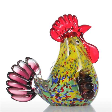 Glass Christmas Ornaments With Chicken Rooster Decor Blown Ornament The Sweet Home Make