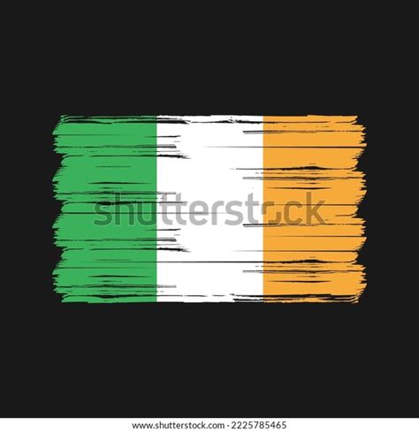 Flag Ireland Vector Illustration Stock Vector Royalty Free 2225785465