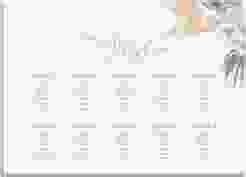 Sitzplan Leinwand Hochzeit Nude 50 X 70 Cm Leinwand