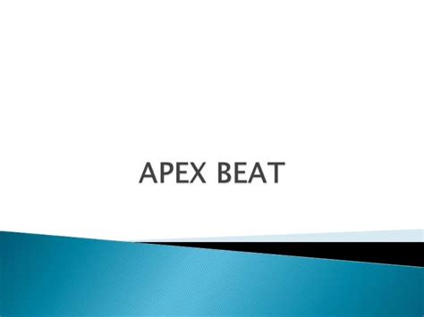 Apex beat