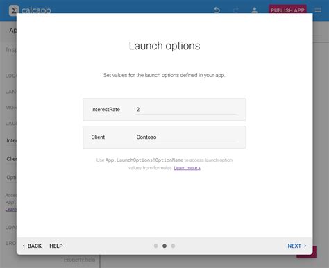 Publishing apps — Calcapp