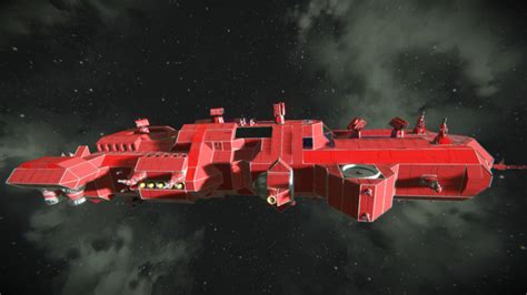 Space Engineers FEDF Elite Frigate V2 V 1 0 Blueprint Ship Large