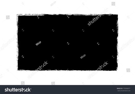 Grunge Post Stamps Collection Squares Rectangles Stock Vector Royalty