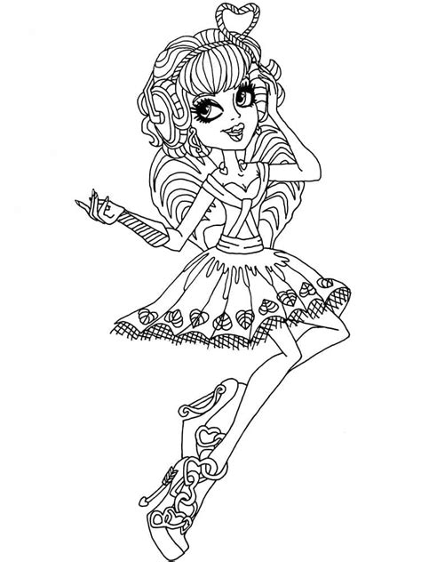 Coloriage Monster High C A Cupid Télécharger Et Imprimer Gratuit