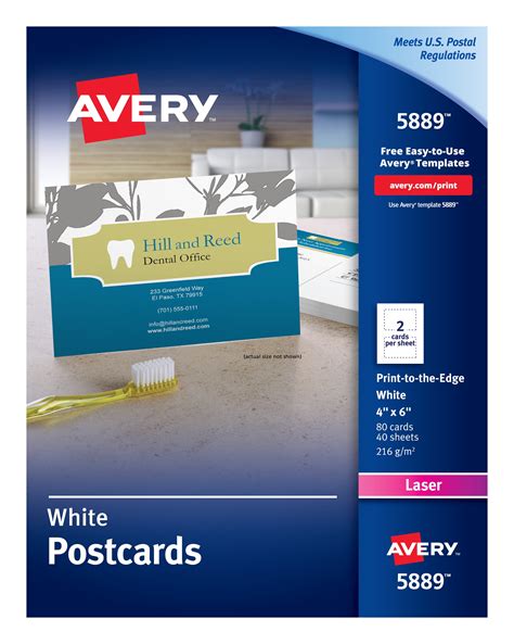 Avery Postcards Template - Sfiveband.com