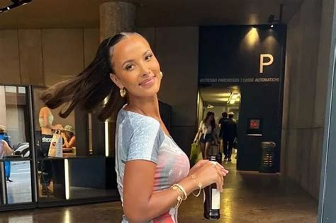 Maya Jama Lays Herself Bare In Make Up Free Selfie As She Parades Curves In Teeny Bikini Daily