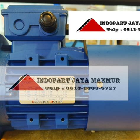 jual electric motor dc brake motor  hp kw  pole phase