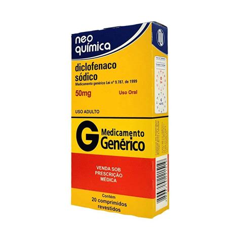 O Que É Diclofenaco Sódico - DICLOFENACO SODICO 50MG 20 COMP REV(NEO) - MERCADAO DOS MEDICAMENTOS