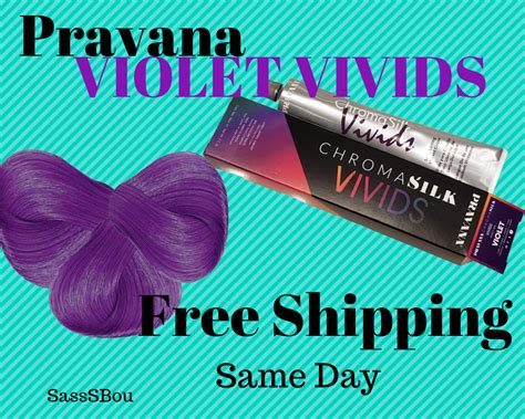 Pravana Chromasilk Vivids Violet 3 Oz Guaranteed Authentic Semi