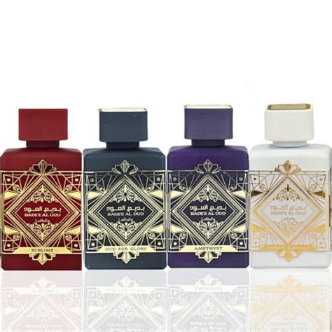 Lattafa Perfumes Bade E Al Oud For Unisex 4 Piece Eau De Parfum Gift