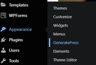 How To Remove Powered By GeneratePress In Footer Bar