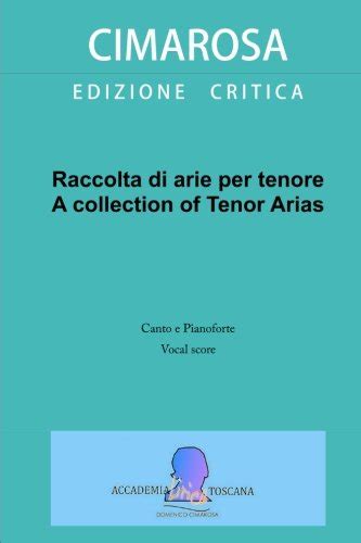 Fauferepis Raccolta Di Arie Per Tenore A Collection Of Tenor Arias