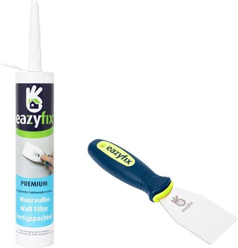 EAZYFIX Muur Reparatieset Klein RVS Reparatiemes Bol