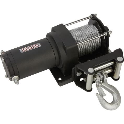 Ironton 12 Volt DC Powered Electric ATV Winch 3 500 Lb Capacity