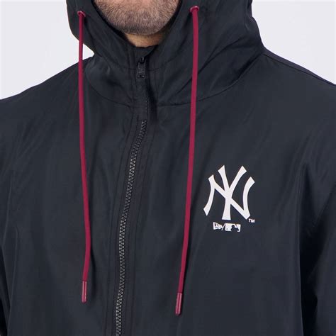 Jaqueta New Era Corta Vento MLB New York Yankees Franquia Preta