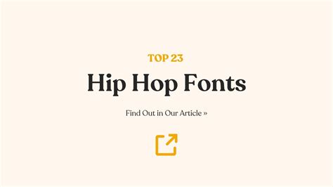 23 Hip Hop Fonts That Elevate Visual Language of This Genre