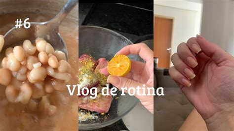 Vlog de rotina fiz um feijão diferente mais um dia do desafio 30 dias