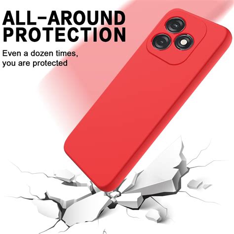 For Tecno Spark 20 Solid Color Liquid Silicone Dropproof Full Coverage Protective Case Red