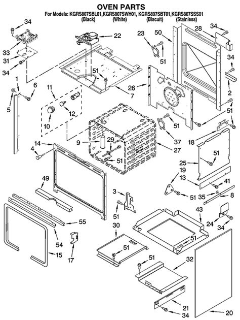 Kitchenaid Kgrs Sss Range Partswarehouse