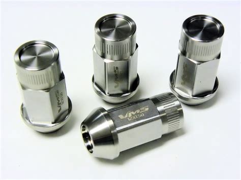 Vms 20 Closed End Stainless Steel Drag Racing Extended Lug Nuts 14x1