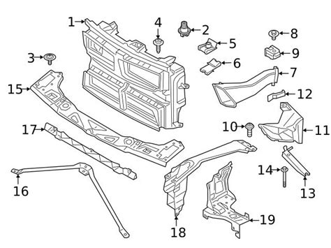 Genuine Bmw Radiator Support Air Duct Bracket Bmw