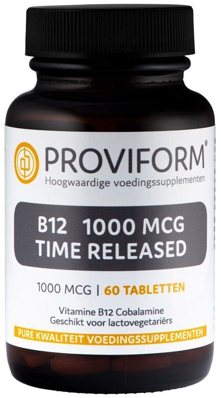 Proviform Vitamine B12 1000 Mcg TR 60 Tab Vitadvice BV