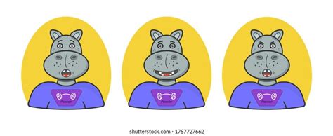 124 Sad Animal Hippo Stock Vectors and Vector Art | Shutterstock