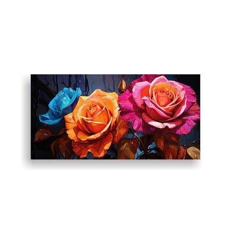 Ripley Pinturas Decorativas De Flores H Bridas De T Rosas De Alta