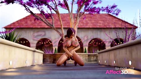 Hot Babes In High Heels Having Futanari Sex In The Garden In A D