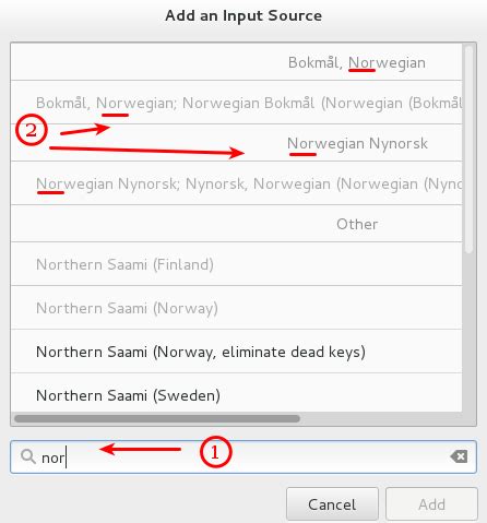 In Fedora, how do I select a proper Norwegian keyboard layout? | Newbedev