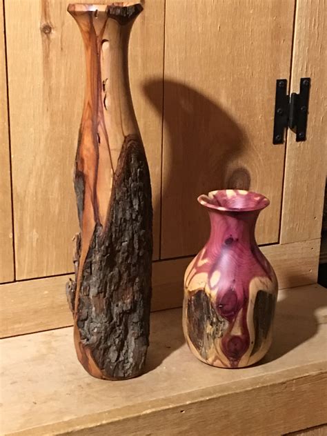 Artist Turns Raw Chunks Of Logs Into Vases With Polished Surfaces And