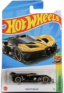 Amazon Hot Wheels Bugatti Bolide Yellow Black Hw Exotics Toys Games