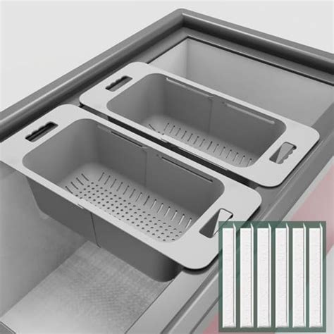 Amazon Yatmung Pack Adjustable Freezer Baskets For Chest