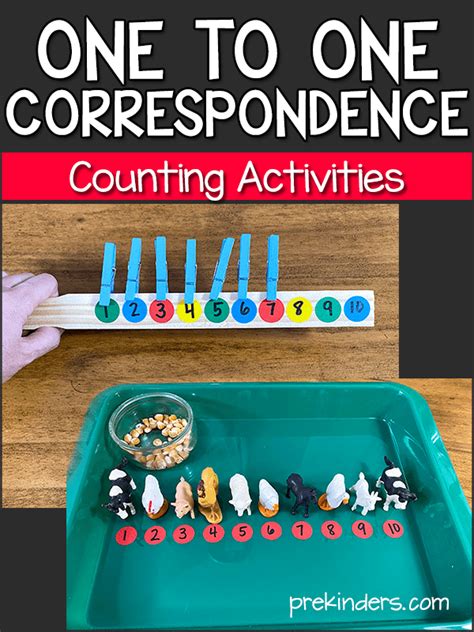 Counting With One To One Correspondence Activities For Preschool