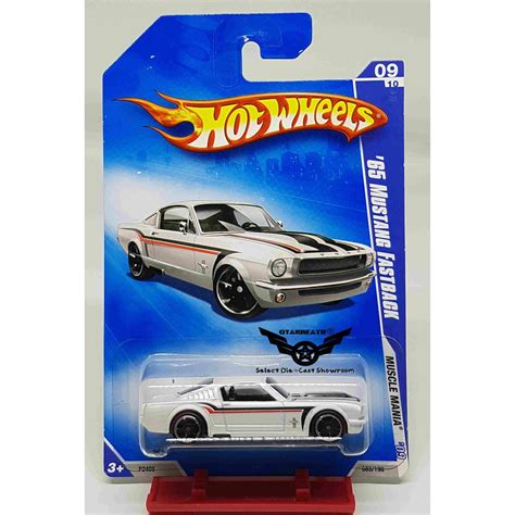 Jual Hot Wheels Muscle Mania 65 Mustang Fastback White Shopee Indonesia