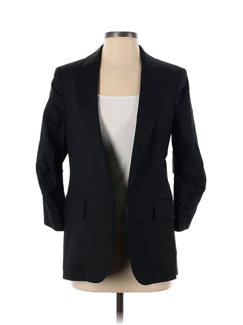 Frame Solid Black Blazer Size Xs 75 Off Thredup